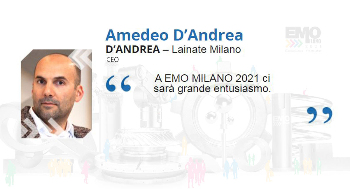 Interview at Amedeo D'Andrea for EMO 2021